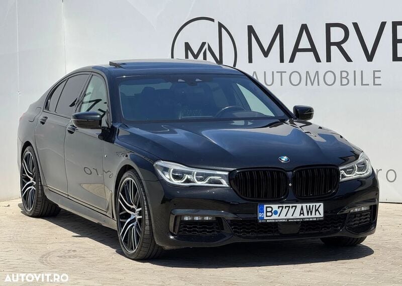 Negru Utilizat 2016 BMW 750 Berlinǎ | 32.990 EUR - Imagine 1/4