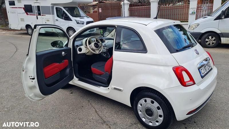 Second-hand Fiat 500 69 CP (50 kW) 2015 Culoarealb Hatchback