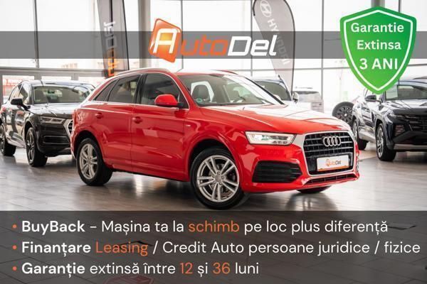 Rosu Utilizat 2016 Audi Q3 S-Line SUV | 16.800 EUR (Puțin scump) - Imagine 1/4