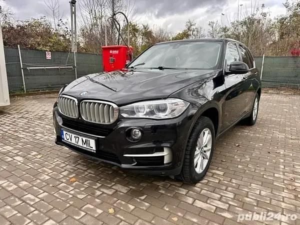 Negru Utilizat 2015 BMW X5 SUV | 17.000 EUR (Super Preț) - Imagine 1/4