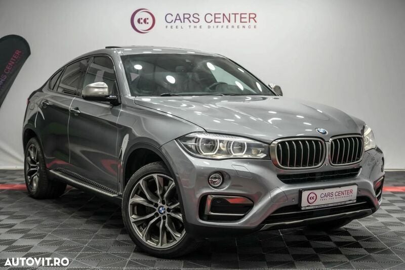 Gri Utilizat 2015 BMW X6 SUV | 26.999 EUR (Super Preț) - Imagine 1/4
