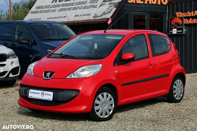 Second-hand Peugeot 107 Active 68 CP (50 kW) 2007 Culoarerosu Hatchback