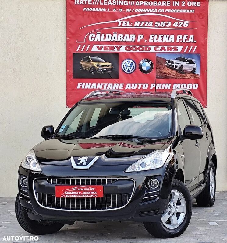 Negru Utilizat 2009 Peugeot 4007 SUV | 4.690 EUR - Imagine 1/4