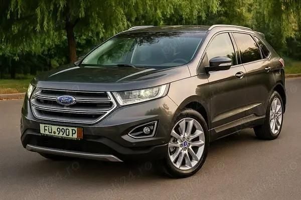Gri Utilizat 2016 Ford Edge Titanium SUV | 14.499 EUR (Puțin scump) - Imagine 1/4