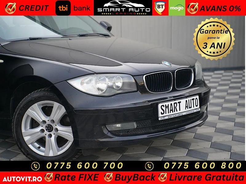 Culoarenegru Utilizat 2010 BMW 118 Lifestyle Hatchback | 4.799 EUR (Puțin scump) - Imagine 1/4