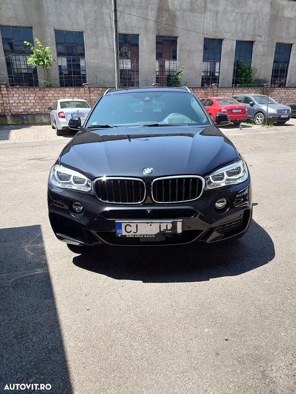 Negru Utilizat 2017 BMW X6 SUV | 29.500 EUR (Super Preț) - Imagine 1/4