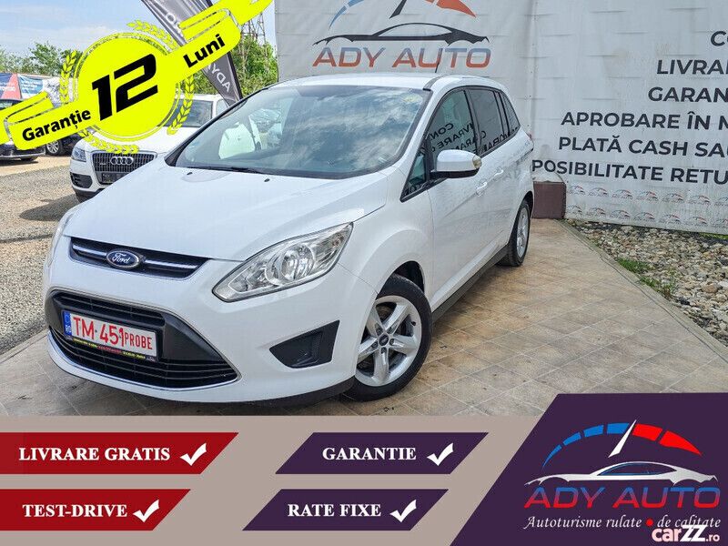 Alb Utilizat 2011 Ford Grand C-Max Monovolum | 6.999 EUR - Imagine 1/4