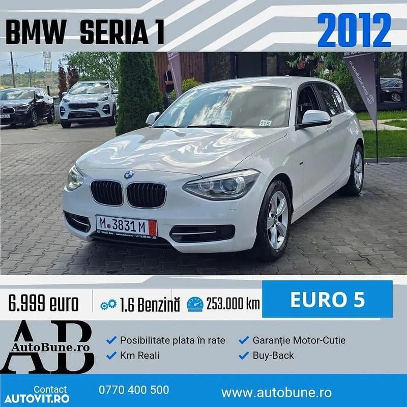 Alb Utilizat 2012 BMW 118 Sport Line Hatchback | 6.999 EUR (Preț OK) - Imagine 1/4
