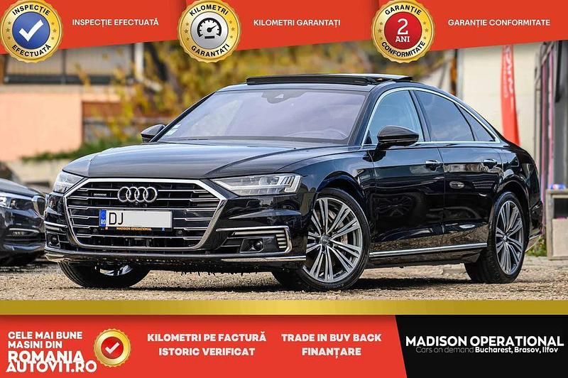 Culoarenegru Utilizat 2021 Audi A8L Premium Berlinǎ | 46.950 EUR - Imagine 1/4