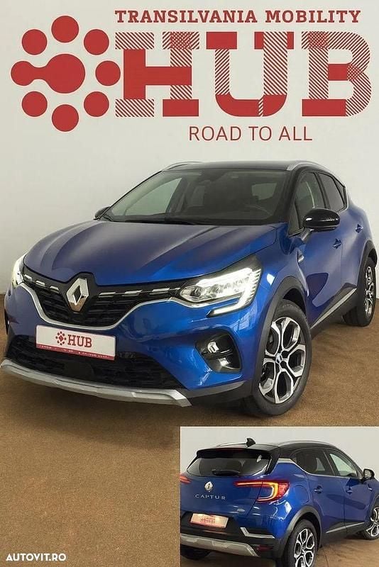 Culoarealbastru Utilizat 2020 Renault Captur Intens SUV | 15.790 EUR (Preț OK) - Imagine 1/4