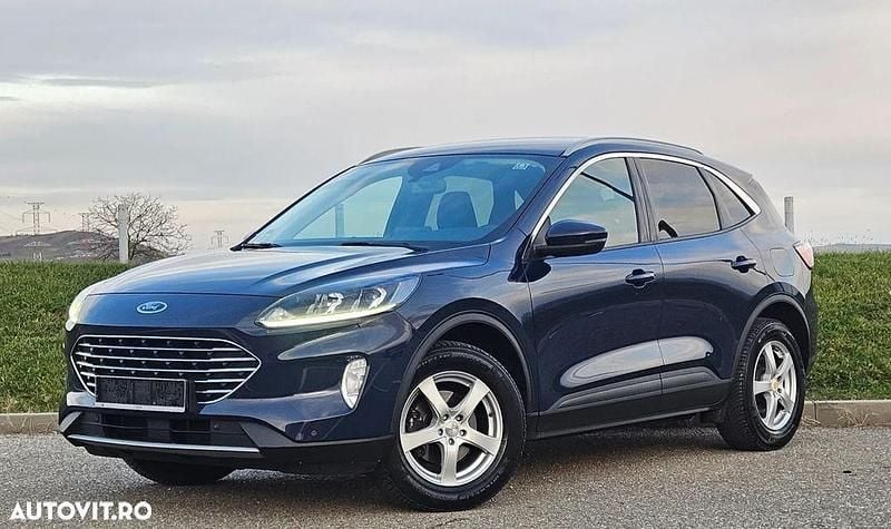 Culoarealbastru Second-hand 2022 Ford Kuga Titanium SUV | 14.990 EUR (Super Preț) - Imagine 1/4