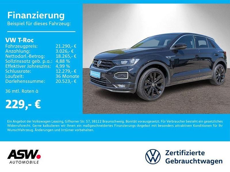 Utilizat 2021 VW T-Roc R-line SUV | 23.348 EUR (Super Preț) - Imagine 1/1