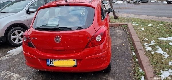 Second-hand Opel Corsa Club 85 CP (62 kW) 2008 Rosu Hatchback