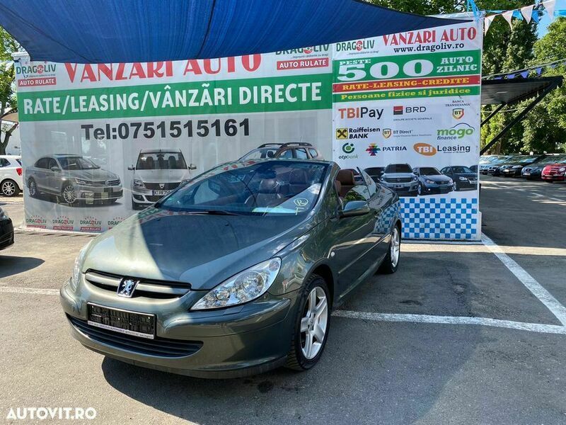 Verde Utilizat 2004 Peugeot 307 CC Cabrio | 2.999 EUR - Imagine 1/4