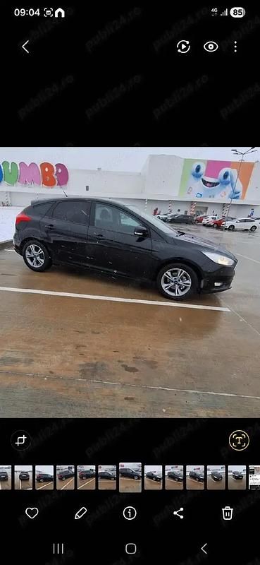 Second-hand Ford Focus 100 CP (73 kW) 2014 Negru Hatchback