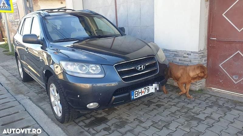 Negru Utilizat 2009 Hyundai Santa Fe SUV | 4.200 EUR (Preț bun) - Imagine 1/4
