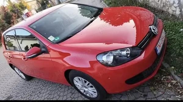 Rosu Utilizat 2011 VW Golf VI Hatchback | 4.950 EUR (Preț OK) - Imagine 1/4