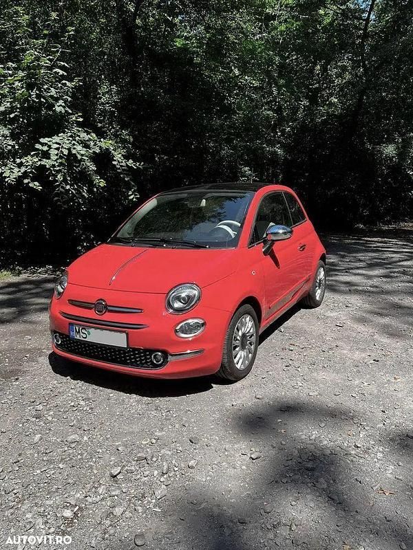 Rosu Utilizat 2019 Fiat 500 Hatchback | 10.413 EUR (Preț OK) - Imagine 1/4