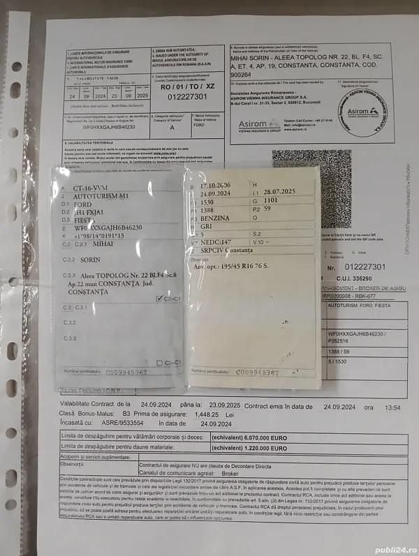 Argintiu Utilizat 2006 Ford Fiesta Hatchback | 6.800 EUR - Imagine 1/4