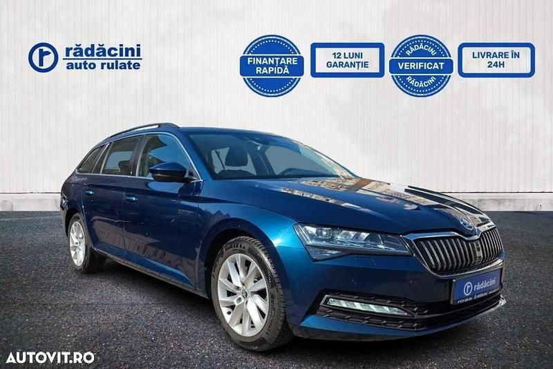 Albastru Utilizat 2020 Skoda Superb Ambition Break | 23.000 EUR (Puțin scump) - Imagine 1/4