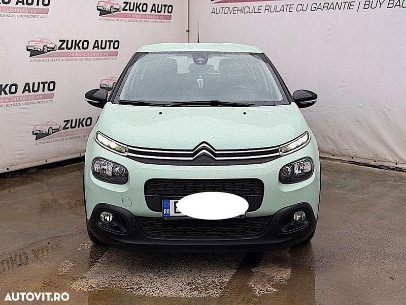 Second-hand Citroën C3 Feel 83 CP (61 kW) 2019 Culoareverde Hatchback