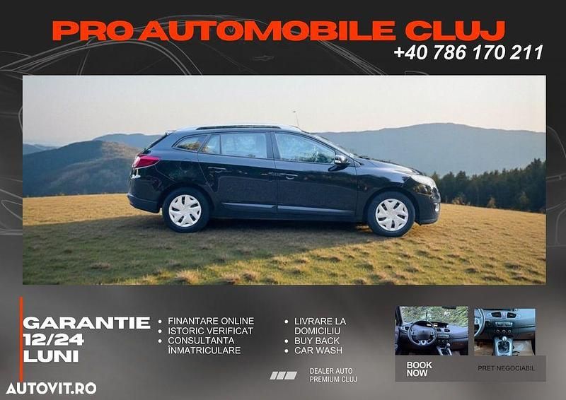 Second-hand Renault Mégane GrandTour Expression 90 CP (66 kW) 2013 Culoarenegru Break