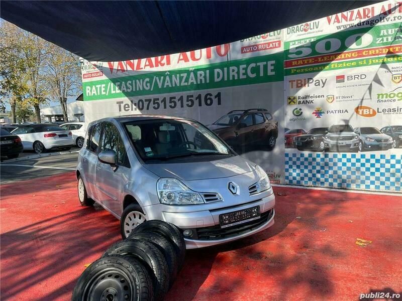 Argintiu Utilizat 2008 Renault Modus Monovolum | 2.499 EUR - Imagine 1/4