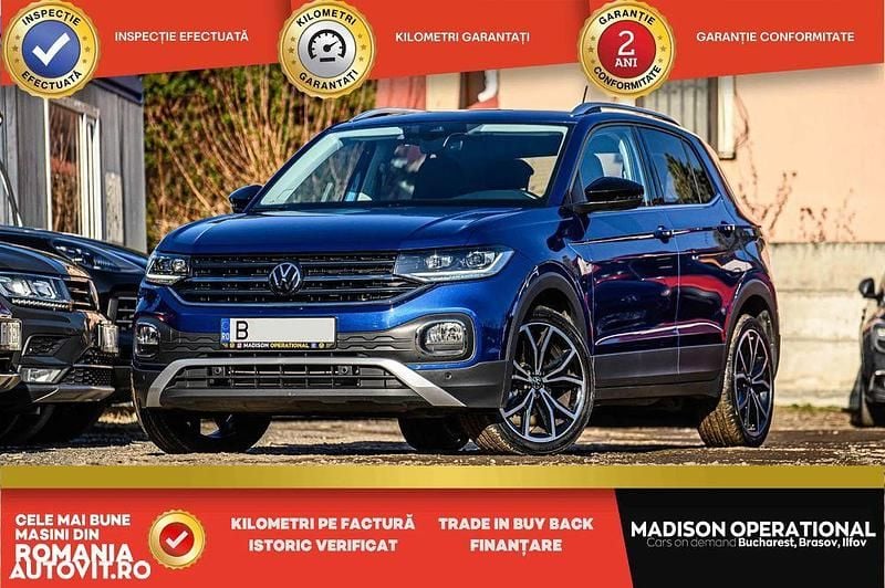 Culoarealbastru Utilizat 2023 VW T-Cross Style SUV | 18.990 EUR (Preț bun) - Imagine 1/4