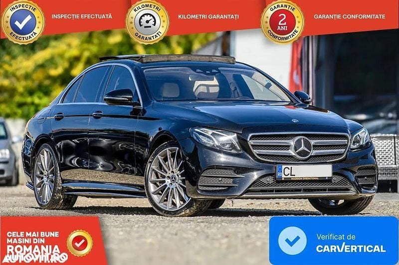 Second-hand Mercedes E400 AMG line 333 CP (244 kW) 2017 Culoarenegru Berlinǎ