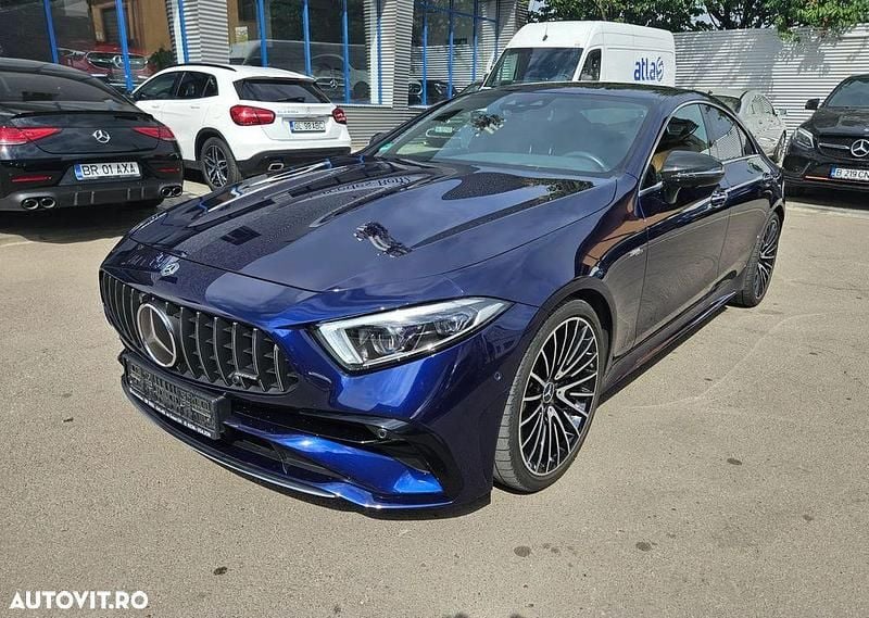 Culoarealbastru Utilizat 2021 Mercedes CLS53 AMG AMG Berlinǎ | 67.800 EUR (Puțin scump) - Imagine 1/4