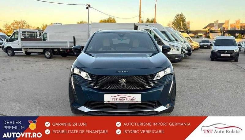 Culoarealbastru Utilizat 2021 Peugeot 3008 SUV | 21.720 EUR (Preț OK) - Imagine 1/4