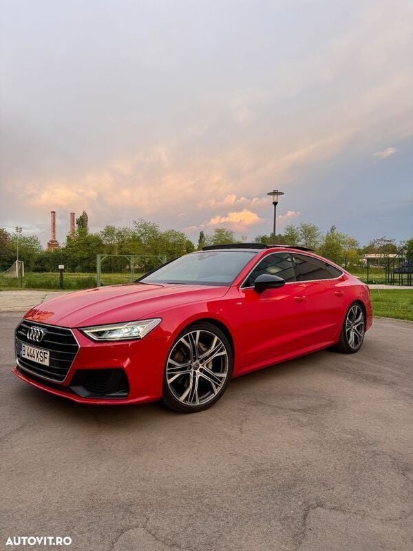 Rosu Utilizat 2018 Audi A7 Hatchback | 36.999 EUR - Imagine 1/4
