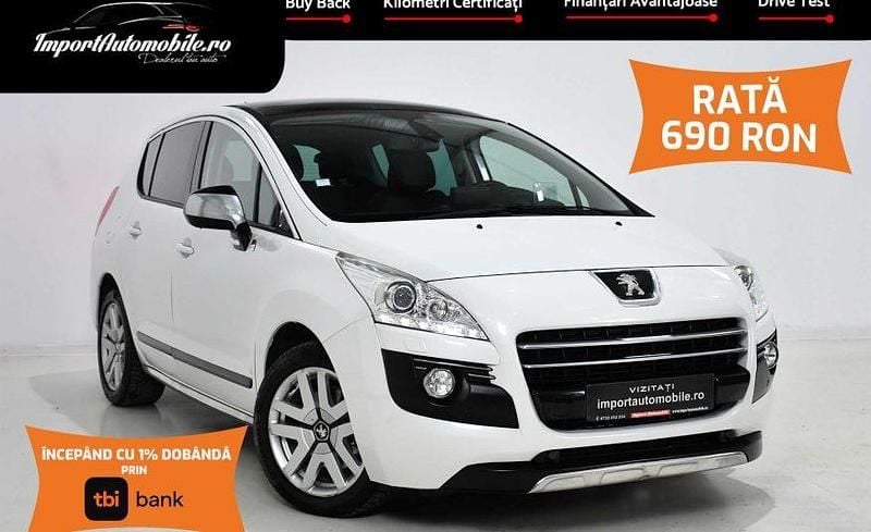 Negru Utilizat 2010 Peugeot 3008 Monovolum | 6.990 EUR - Imagine 1/4