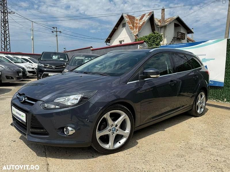 Albastru Utilizat 2013 Ford Focus Titanium Break | 5.200 EUR (Preț OK) - Imagine 1/4