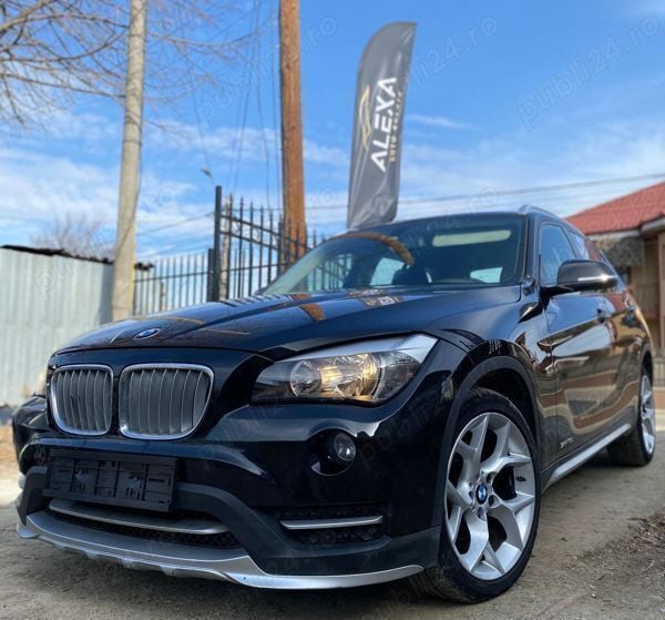 Negru Utilizat 2014 BMW X1 SUV | 8.999 EUR (Super Preț) - Imagine 1/4