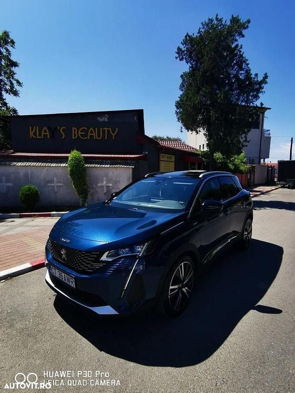 Culoarealbastru Utilizat 2021 Peugeot 3008 SUV | 23.499 EUR (Scump) - Imagine 1/4