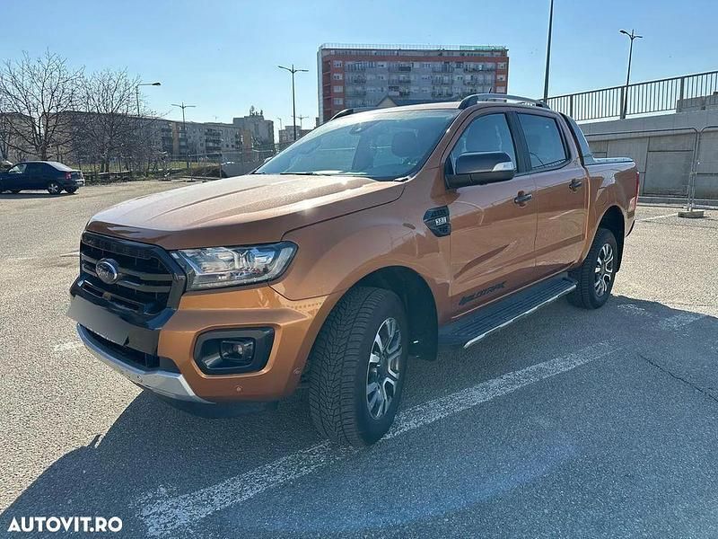 Portocaliu Utilizat 2020 Ford Ranger Wildtrack Pickup | 27.499 EUR (Preț OK) - Imagine 1/4