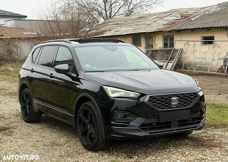 Culoarenegru Utilizat 2022 Seat Tarraco FR SUV | 26.750 EUR - Imagine 1/4
