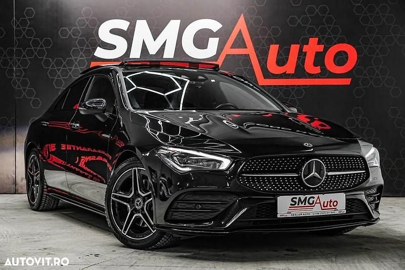 Culoarenegru Utilizat 2021 Mercedes CLA200 AMG line Berlinǎ | 29.391 EUR (Preț OK) - Imagine 1/4