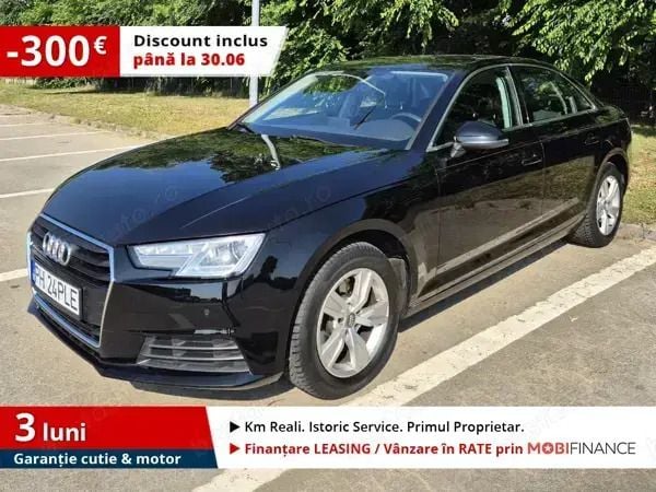 Negru Utilizat 2018 Audi A4 Berlinǎ | 18.490 EUR (Preț OK) - Imagine 1/4