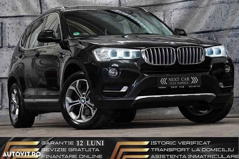 Culoarenegru Utilizat 2016 BMW X3 Luxury Line SUV | 16.850 EUR (Preț bun) - Imagine 1/4