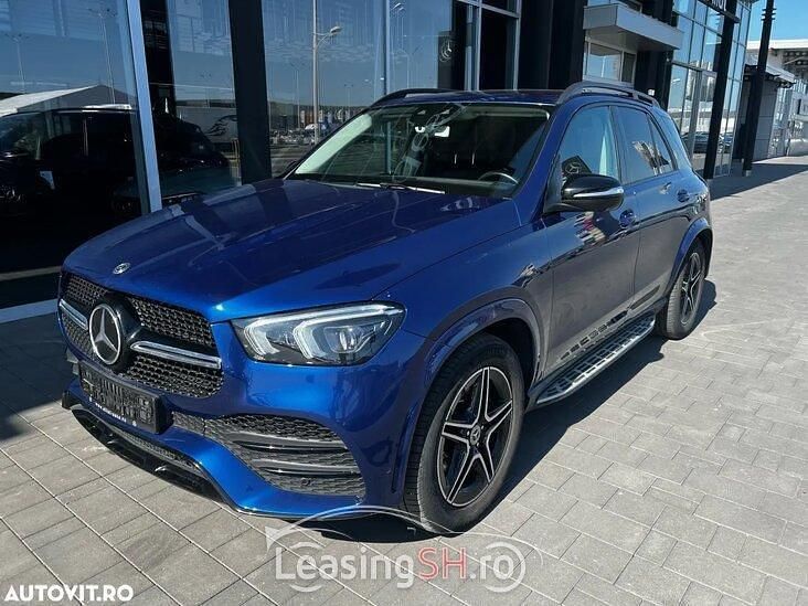 Albastru Utilizat 2019 Mercedes GLE400 SUV | 51.765 EUR (Super Preț) - Imagine 1/4