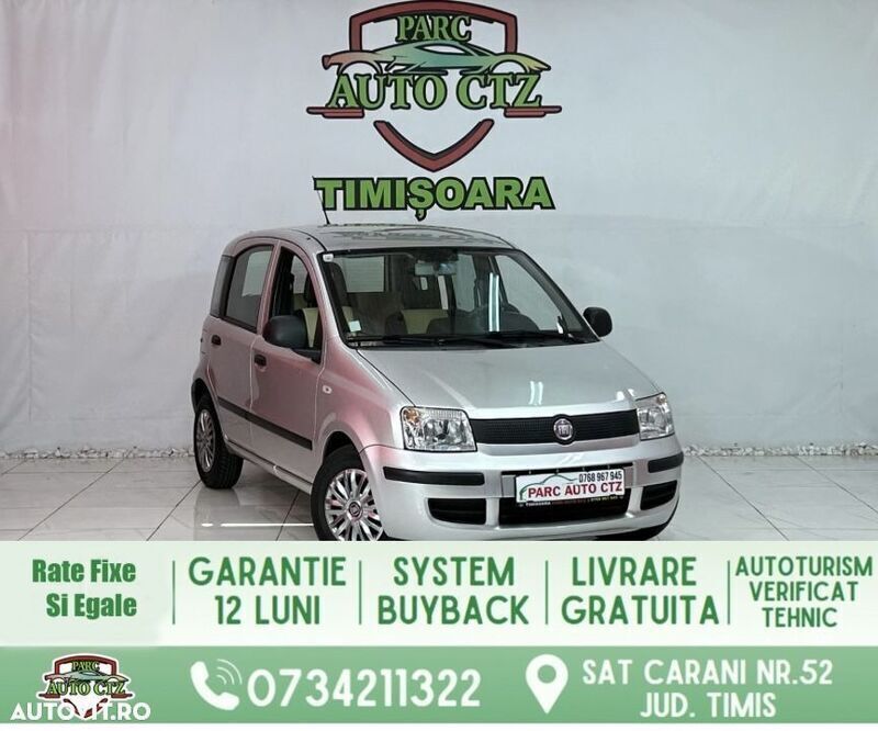 Argint Utilizat 2011 Fiat Panda Hatchback | 3.500 EUR - Imagine 1/4
