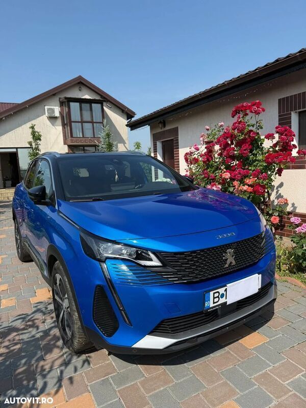 Albastru Utilizat 2021 Peugeot 3008 GT SUV | 25.999 EUR (Scump) - Imagine 1/4