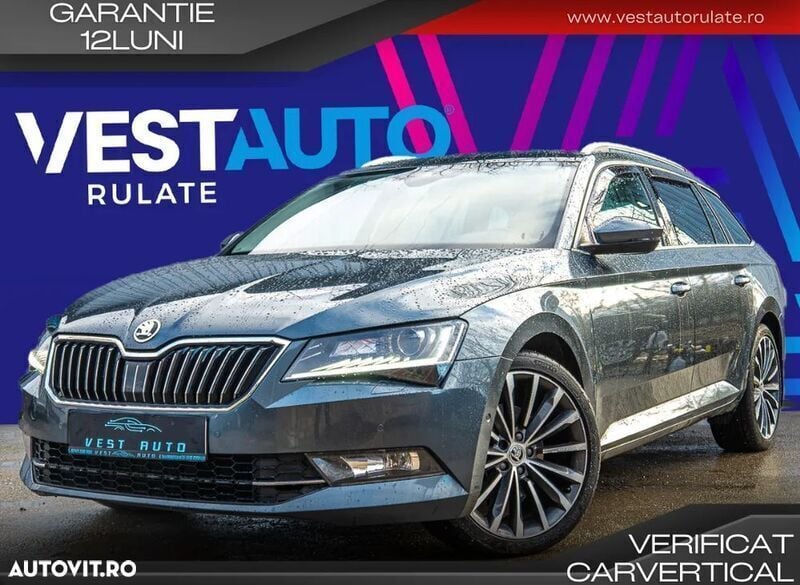 Gri Utilizat 2016 Skoda Superb LAURIN & KLEMENT Break | 15.490 EUR (Preț bun) - Imagine 1/4