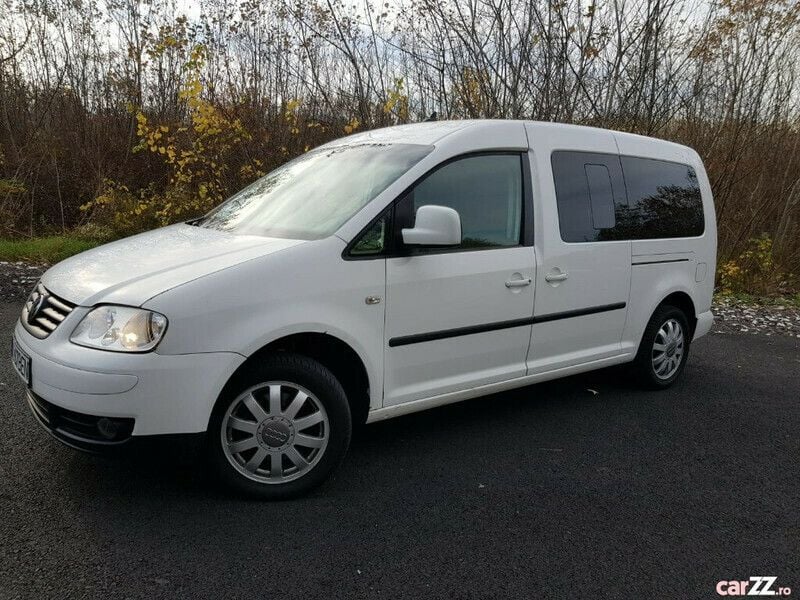 Second-hand VW Caddy 105 CP (77 kW) 2008 Alb Monovolum