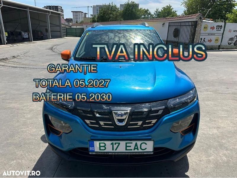 Culoarealbastru Utilizat 2022 Dacia Spring Expression Hatchback | 9.099 EUR (Preț OK) - Imagine 1/4