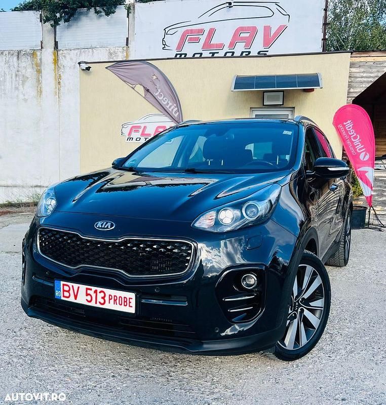 Culoarenegru Utilizat 2016 Kia Sportage Platinum SUV | 16.950 EUR (Preț OK) - Imagine 1/4
