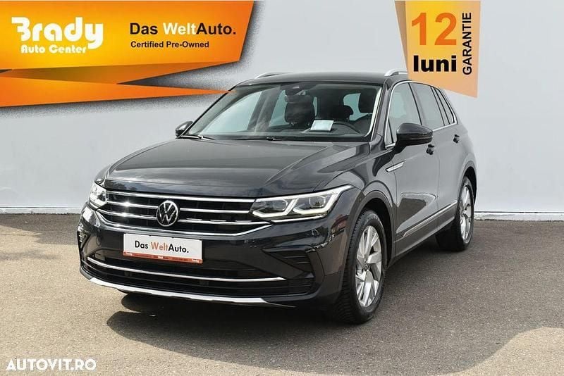 Gri Utilizat 2021 VW Tiguan Elegance SUV | 27.800 EUR (Preț OK) - Imagine 1/4