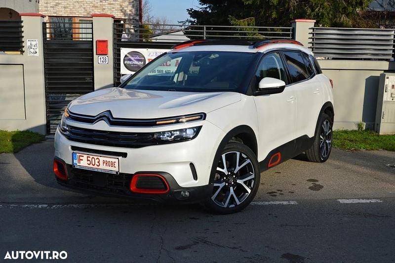 Culoarealb Utilizat 2019 Citroën C5 Aircross PureTech SUV | 14.990 EUR (Preț OK) - Imagine 1/4